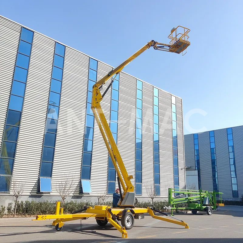  Towable Boom Lift: Efficient Crossing, Empowering Multi - Industry Elevated Work