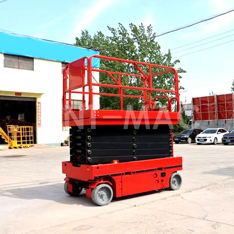 7.8m Aerial Work: A New Option – Compact Hydraulic-Driven Scissor Lift Tackles Narrow Space Challeng