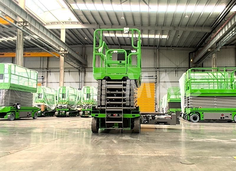 13.8M Reach: Steady Scissor Lift for High-Rise Aerial Work in Tall Spaces