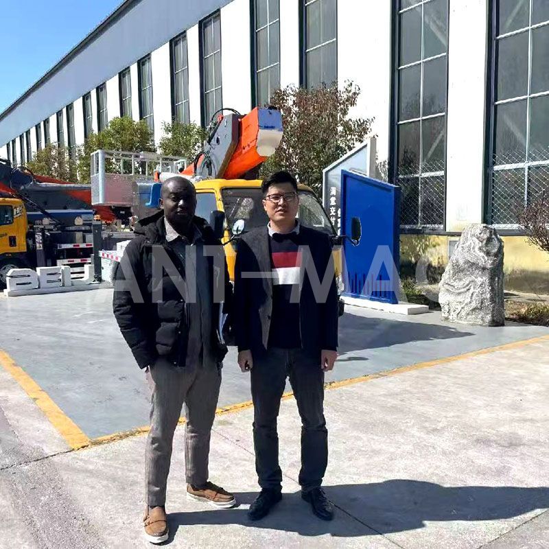 Ghana Client Imma Visits Ant Machinery to Explore Aerial Work Platform Collaboration