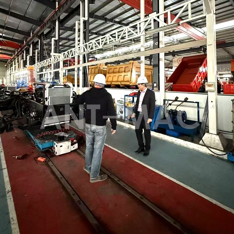 Slovenian Boom Lift Company Tours Shandong Ant for High Reach Truck Lift Collaboration