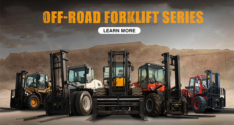 Short-Articulated Internal All-Terrain Forklift