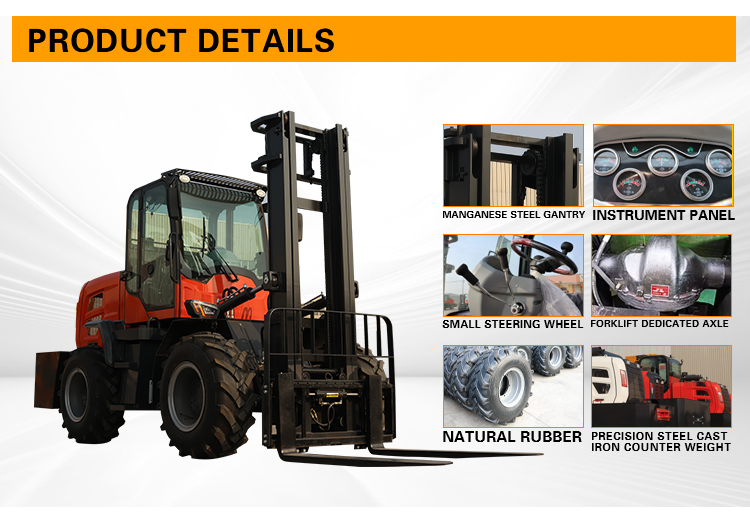 Short-Articulated Internal All-Terrain Forklift
