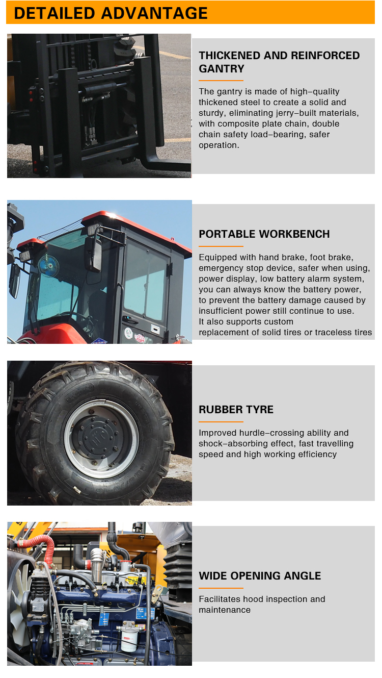 Short-Articulated Internal All-Terrain Forklift