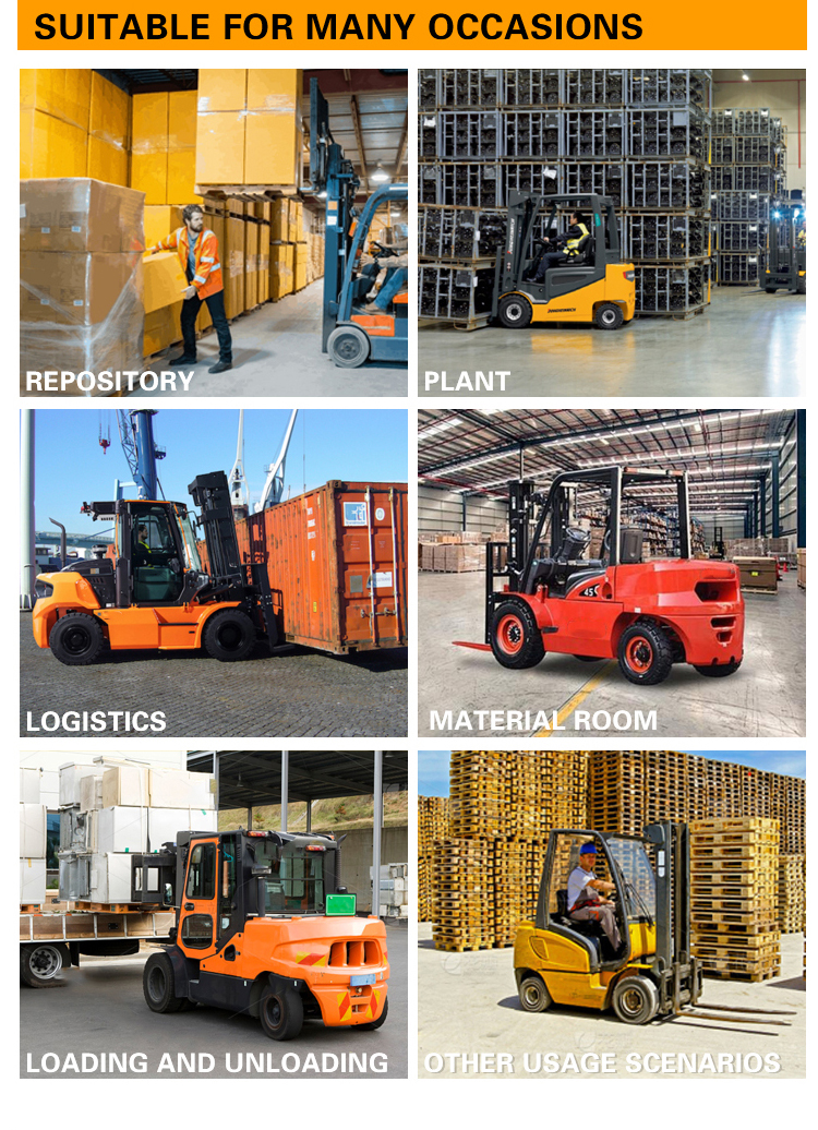 Short-Articulated Internal All-Terrain Forklift