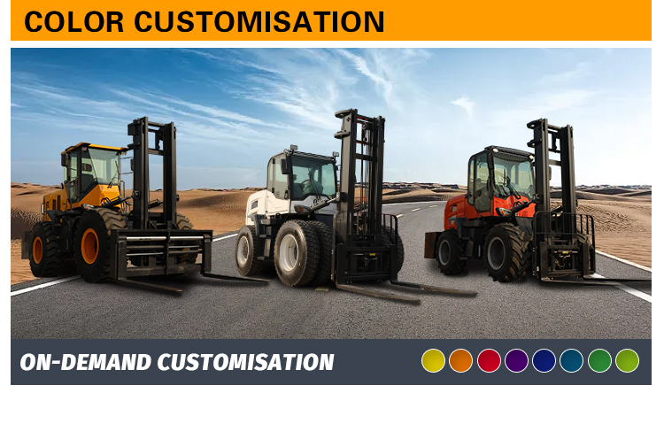 Super heavy-duty off-road forklift
