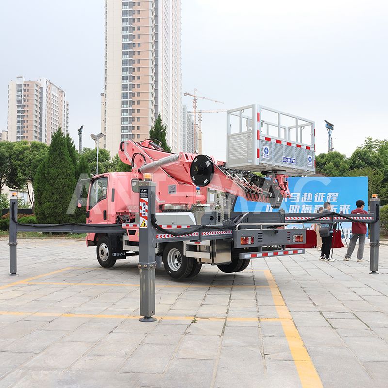 Vehicle-mounted aerial work platform