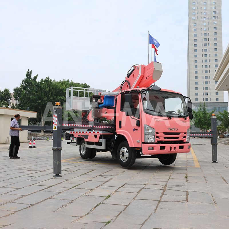 Vehicle-mounted aerial work platform