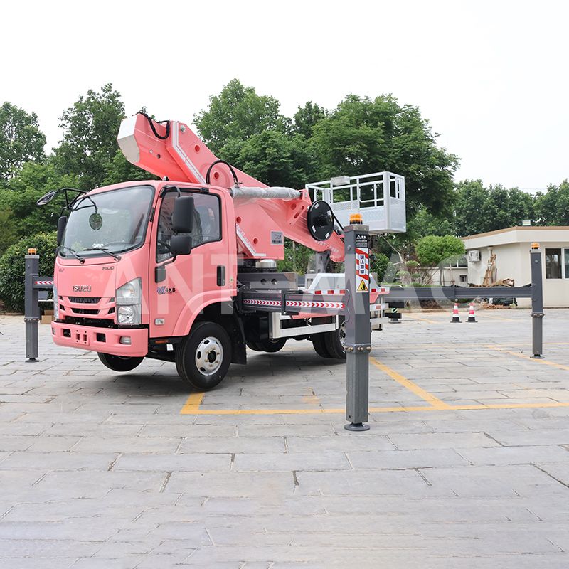 Vehicle-mounted aerial work platform