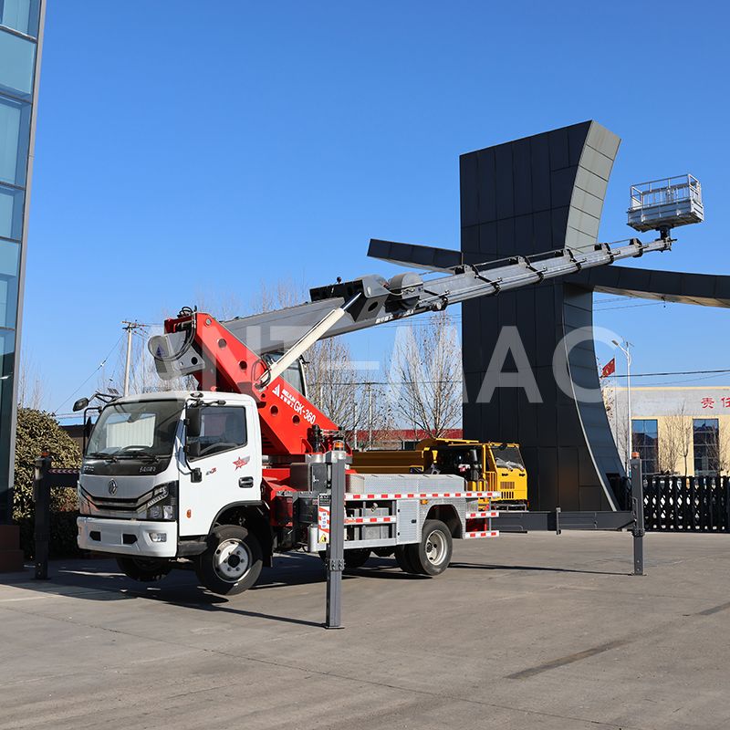 Vehicle-mounted aerial work platform
